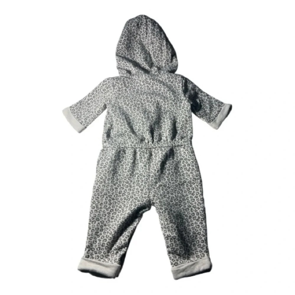 Carter's Gray Baby Jumpsuit with Hood